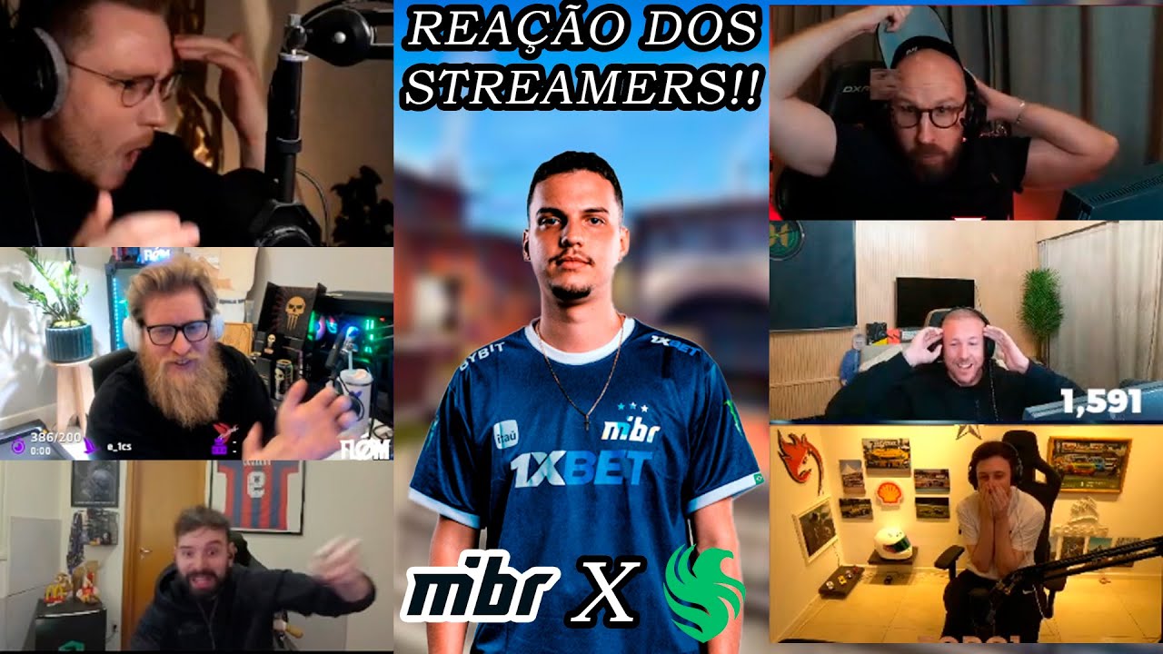 REAÇÃO dos STREAMERS ao round 4K do BRNZAN no OT contra a FALCONS NO MAJOR AUSTIN!!!