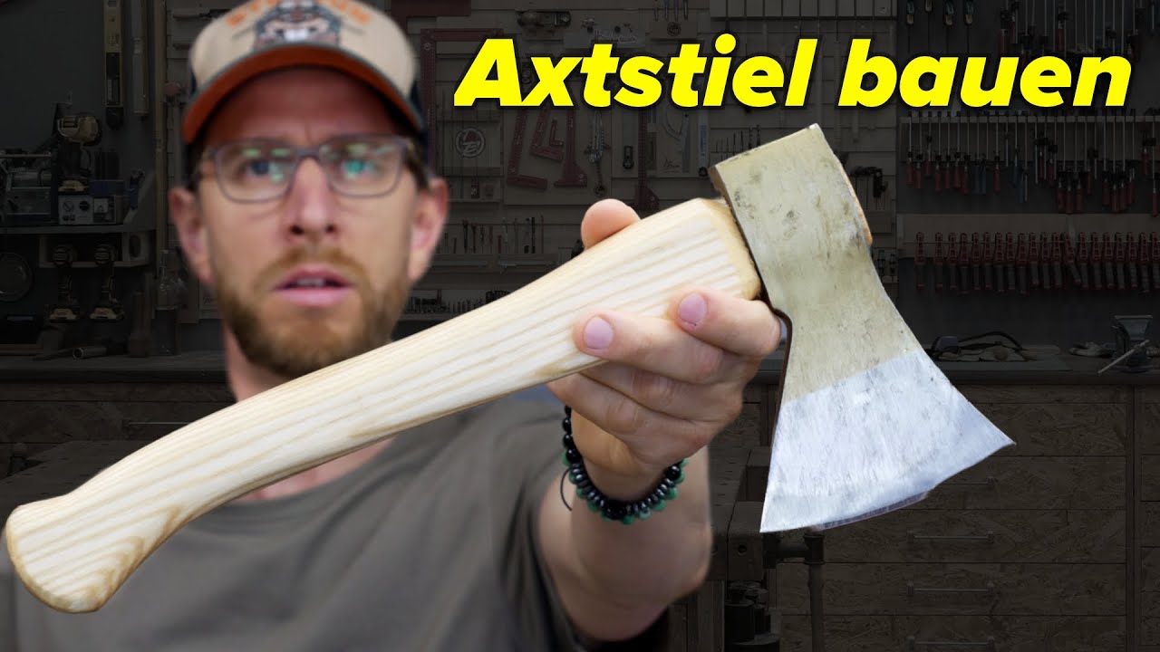 Axtgriff mit Handwerkzeugen selber herstellen | Lets Bastel