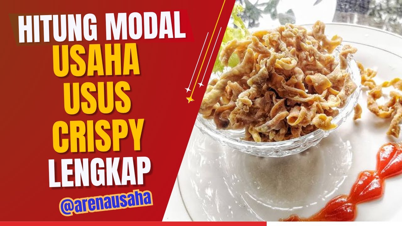 Modal Usaha Usus Crispy I Rincian Biaya dan Keuntungannya