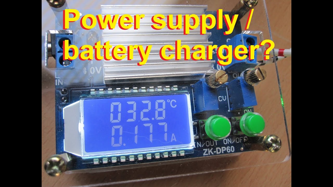 Review and demonstration of a Boost/Buck Converter Cc Cv Power Module 0.5-30V 6A 60W