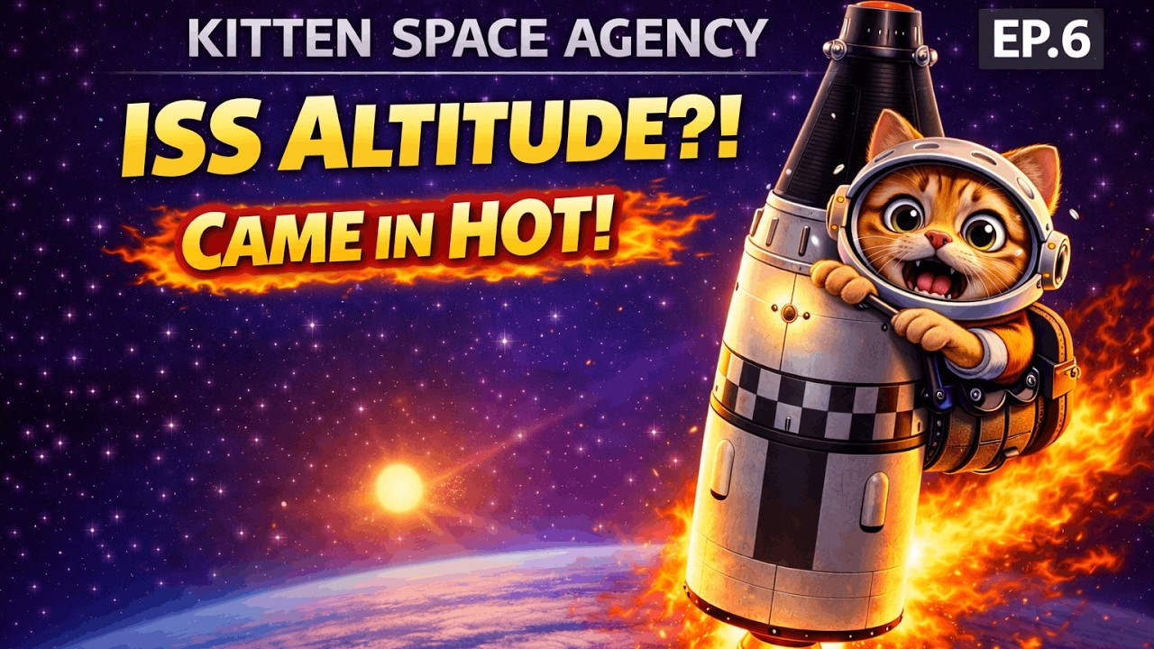 Kitten Space Agency (Ep. 6): ISS Altitude Attempt
