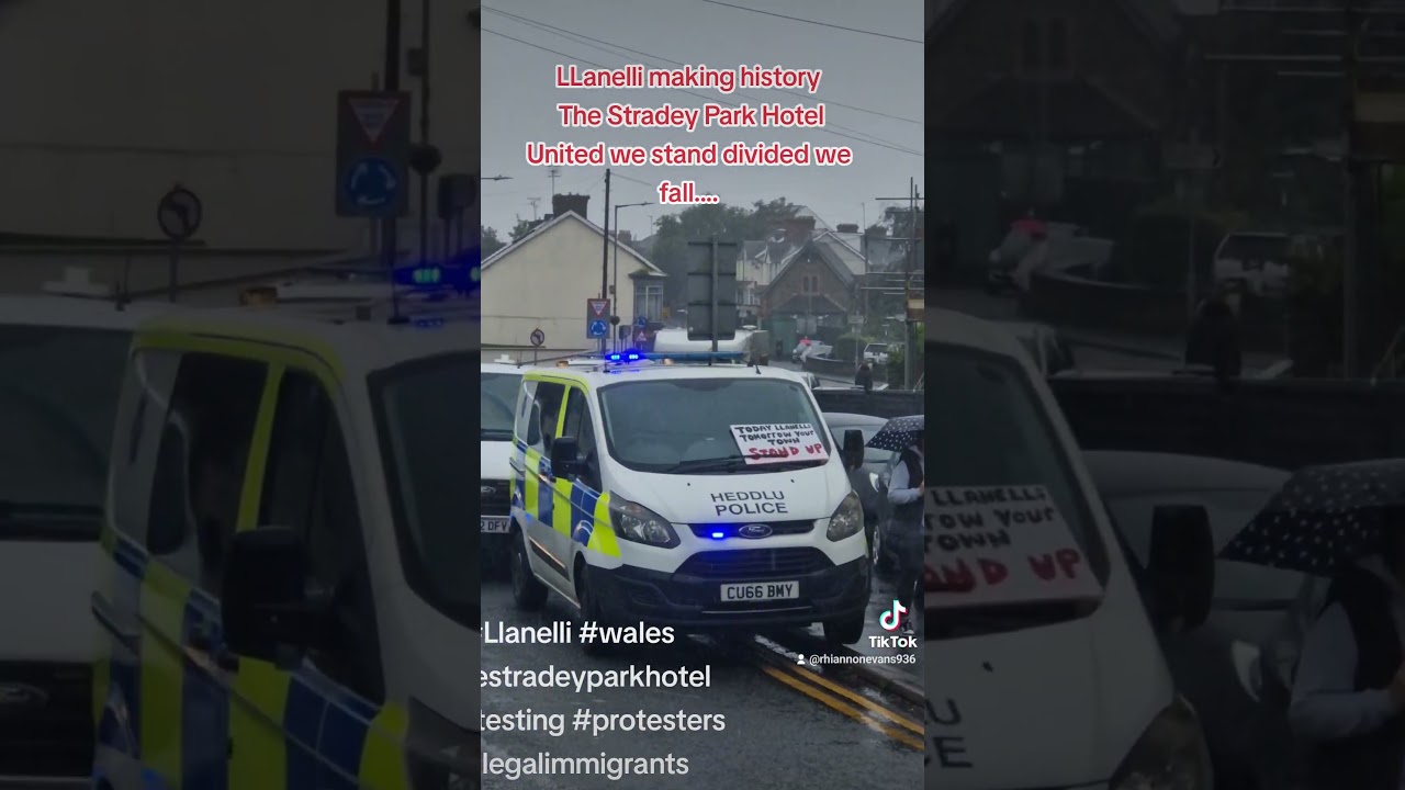 #llanelli #protest #enough