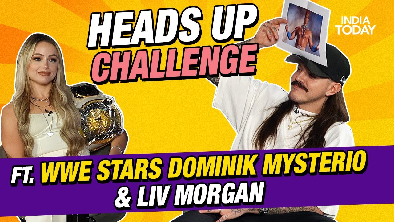 WWE Stars Dominik Mysterio And Liv Morgan Play 'heads-up' | India Today