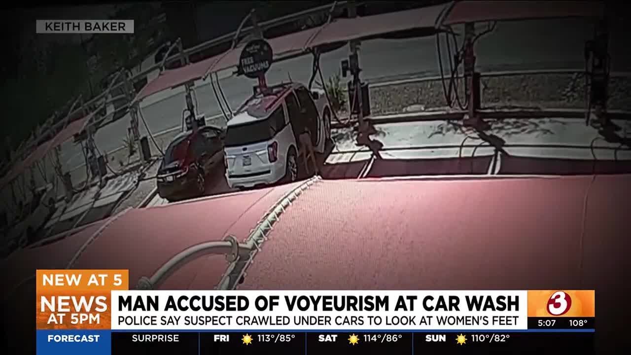 Man accused of voyeurism at Gilbert car wash