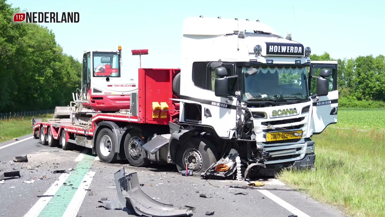 Twee mensen overleden bij ongeval op N34 Annen