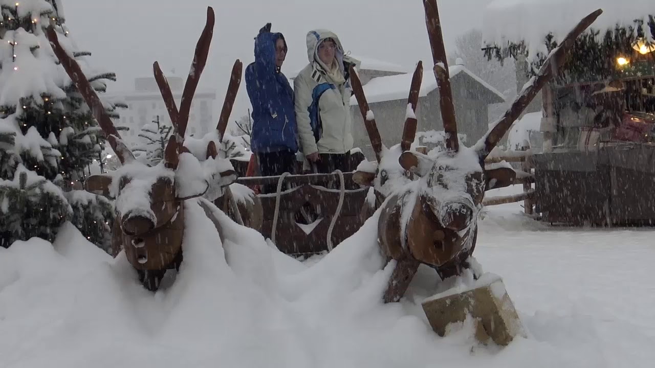 Aosta sotto la neve