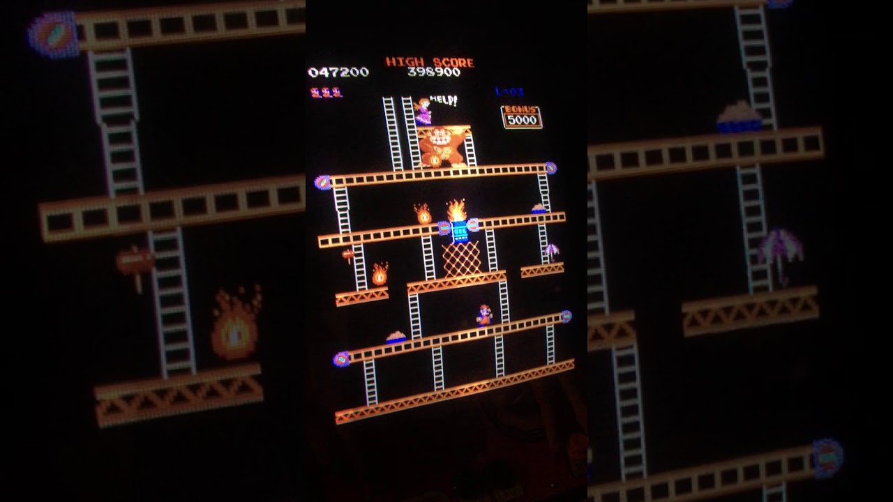 Donkey Kong arcade 434.500 points