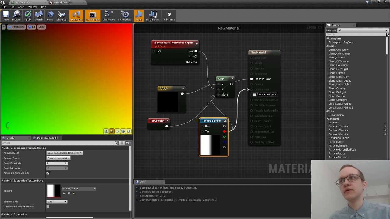 Tutorial: Level Transition Effects, and Post Processing Effects in Unreal Engine