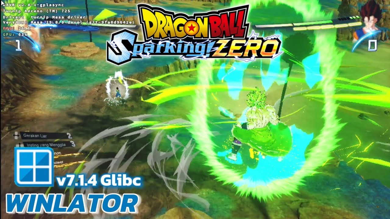Winlator Glibc (Afei) - Gameplay Dragonball Sparking Zero (Windows) On Android