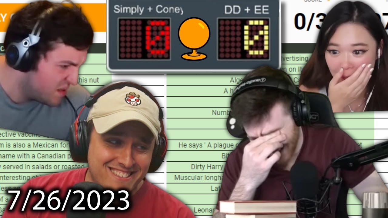 Coney Plays Sporcle WAR 2v2 (7/26/23)