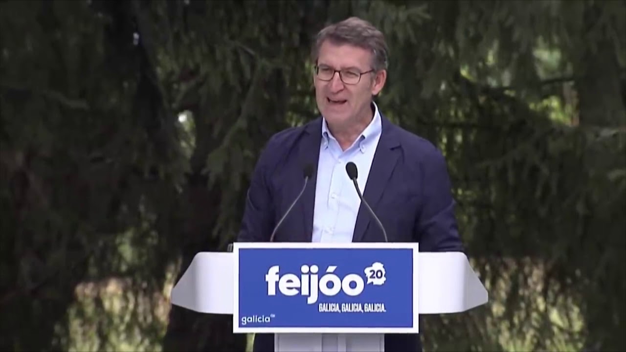 Acto de precampaña de Pablo Casado y Alberto Núñez Feijóo  22 6 20