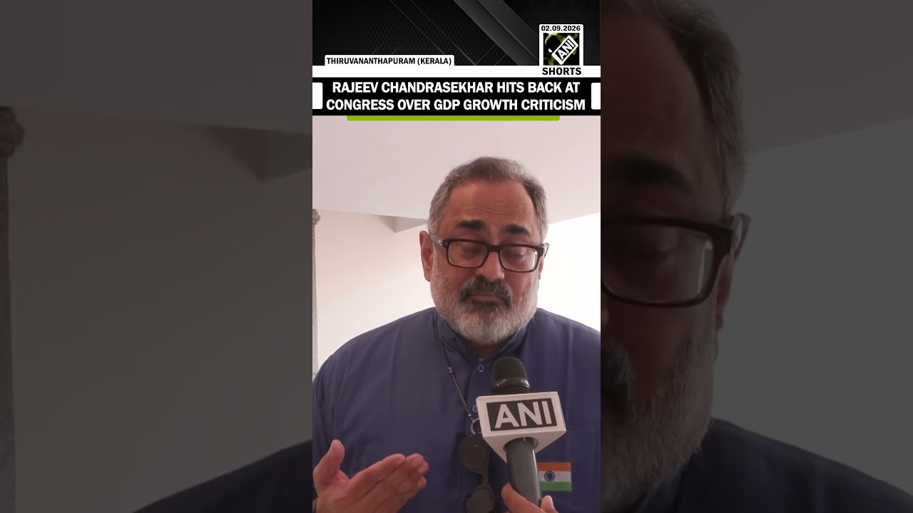 &lsquo;Rahul Gandhi need not understand&rsquo;: Rajeev Chandrasekhar slams Congress over GDP growth criticism