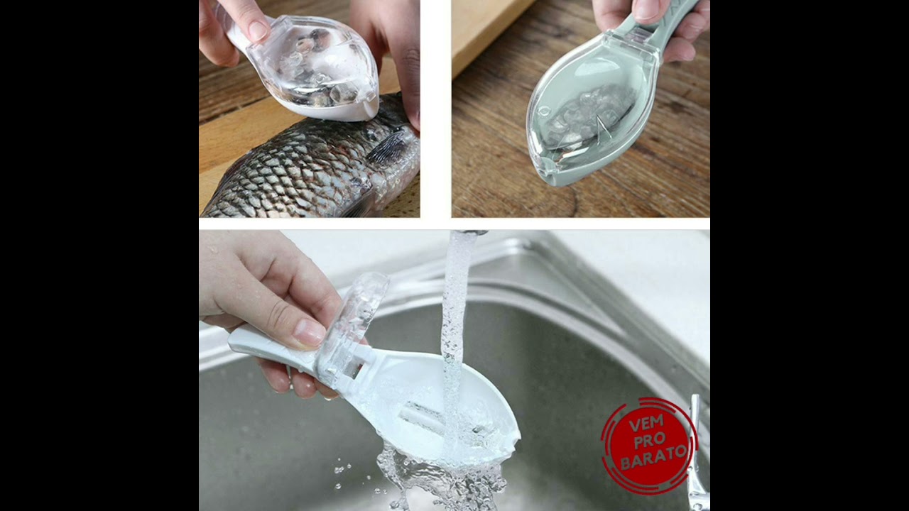 Raspador Pratico De Escama De Peixe