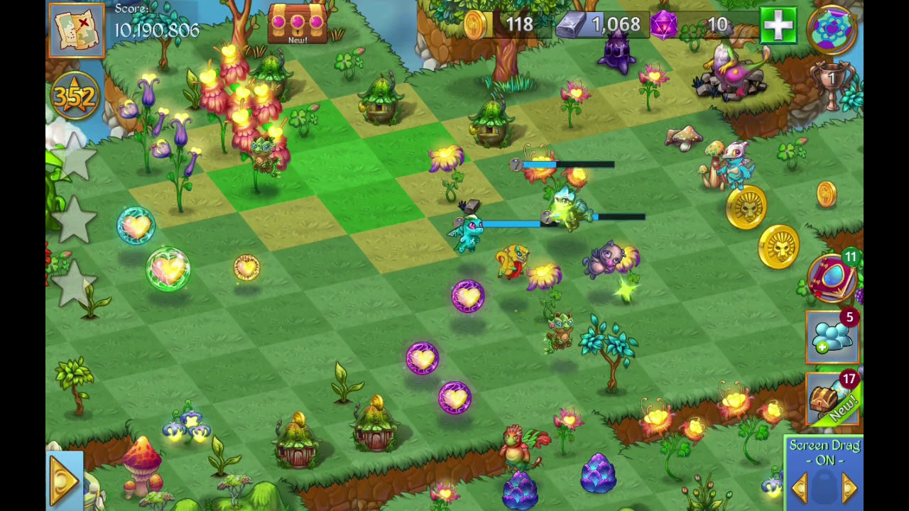 Merge Dragons! - Creation Quest 46 merging life orbs (game time during quarantine)