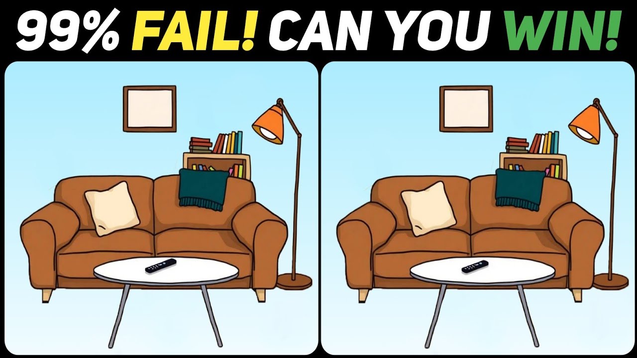 99% Can’t Complete This Spot the Difference Test!🤯