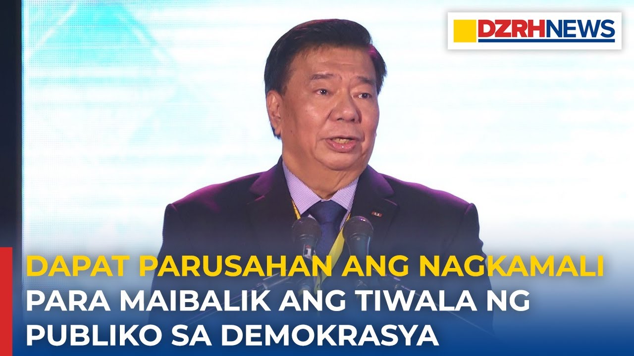 Dating SP Franklin Drilon: Parusahan ang nagkamali para maibalik ang tiwala ng publiko sa demokrasya