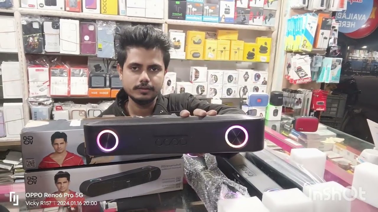 GOVO GOSURROUND 200 |2000 mAh Battery, 2.0 Channel 16 W Bluetooth Soundbar on