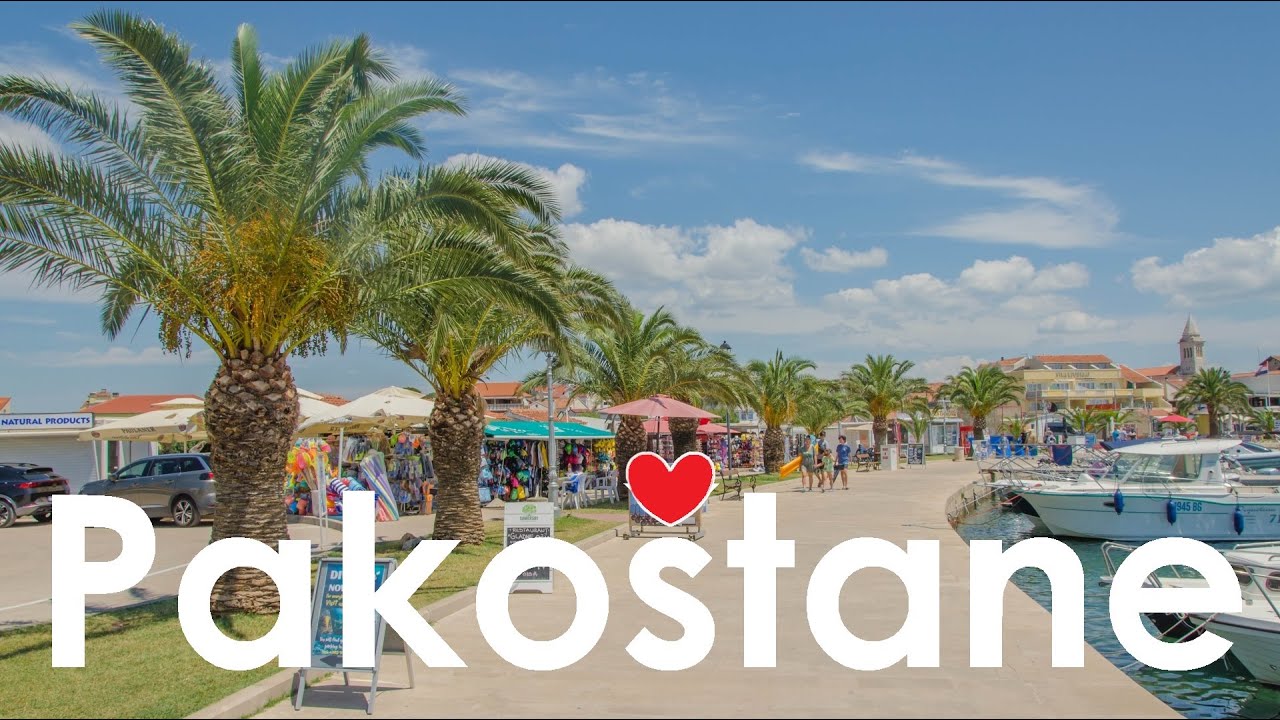 Pakostane w Dalmacji - atrakcje, co zobaczyć, piaszczyste i żwirowe plaże. Pakoštane in Croatia.