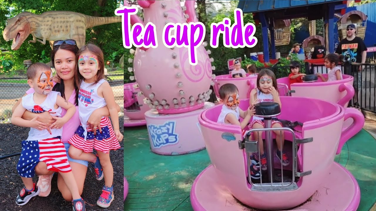 Tea cup ride | Sixflags New England MA 🇺🇸  |FAMILY DESPARD