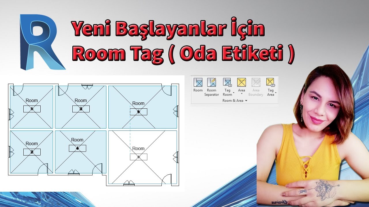 Yeni Başlayanlar İçin Revit Room Tag ( Oda Etiketi )