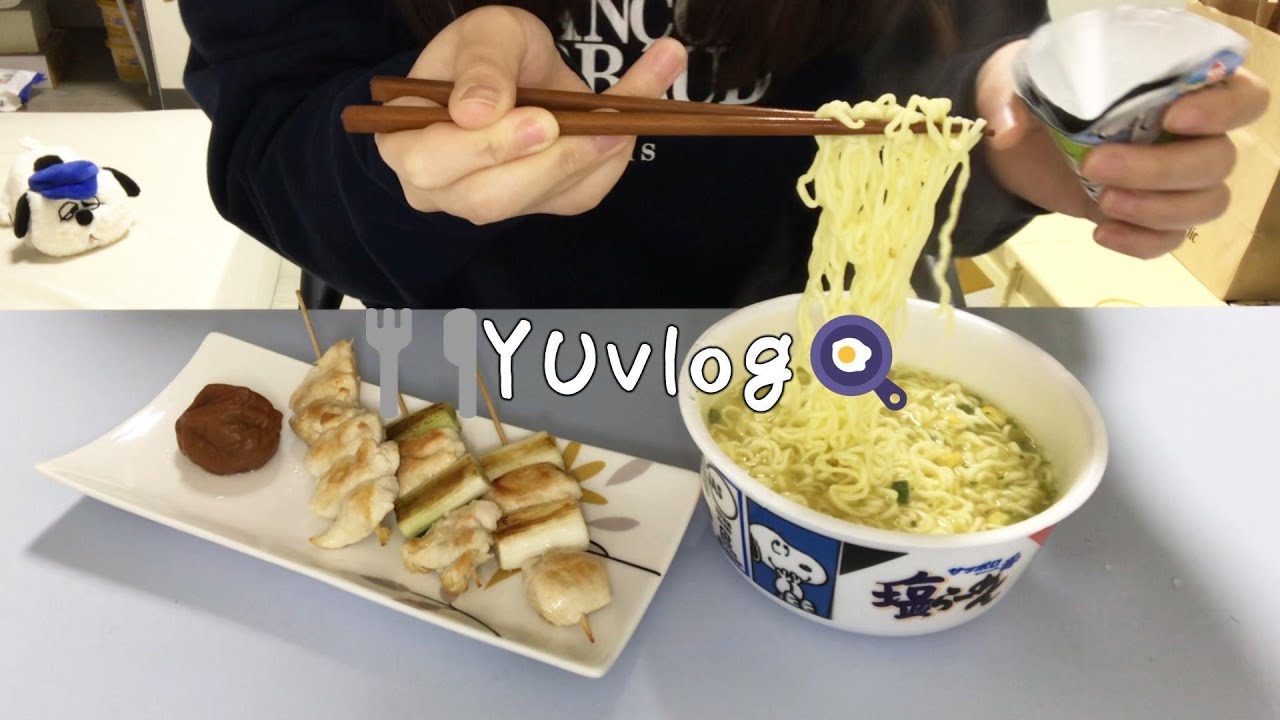 【일본인의 집밥vlog JP/KR】야끼토리/와플/창작 요리