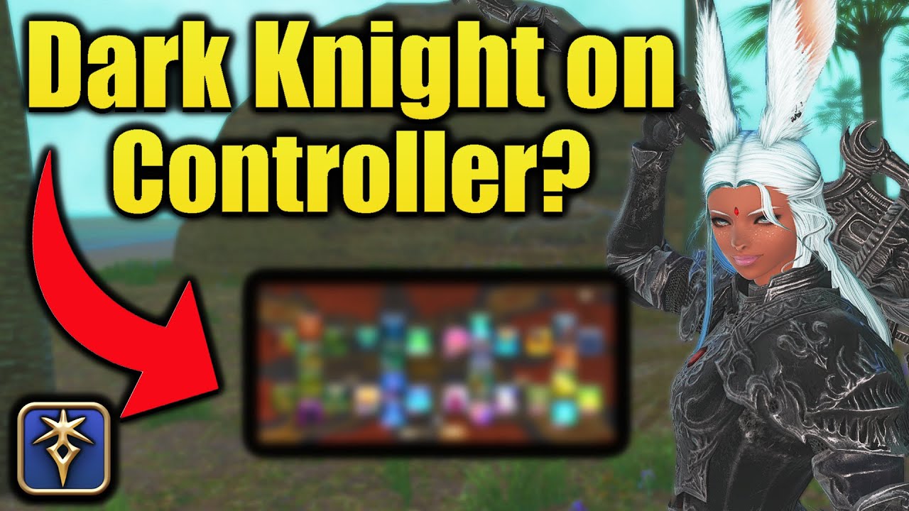 FFXIV Dark Knight на контроллере?! Как-то странно!