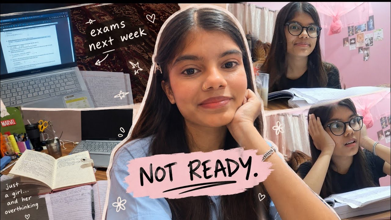 Pov :- your exams are next week but you aren't ready yet!!! || 12th grader|| Study vlog