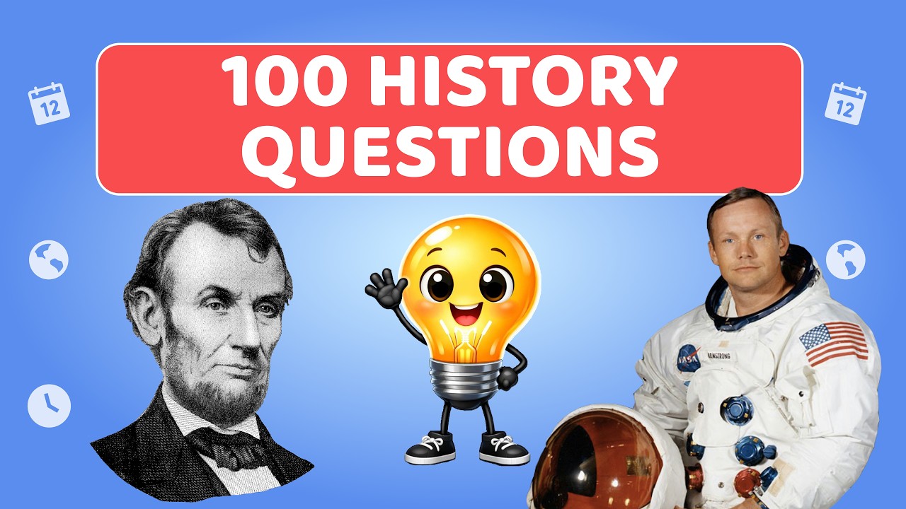 100 History Questions Challenge 🏺🧠 How Far Can You Go?