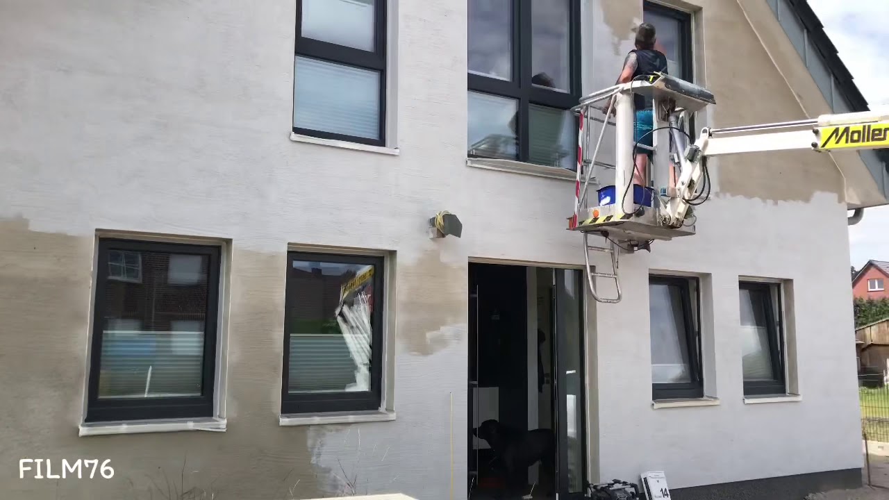 Hausfassade streichen