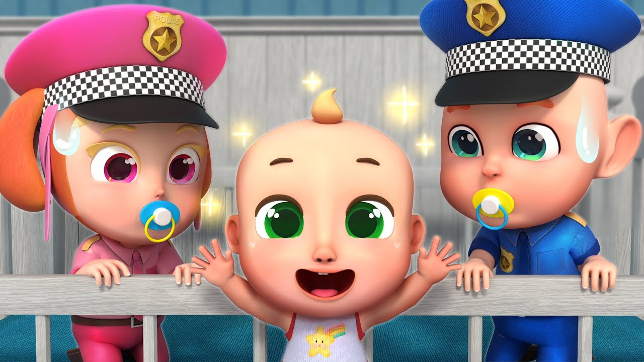 Police Officer Takes Care Of Baby | Rosoo Kindergarten Nursery Rhymes & Kids Songs