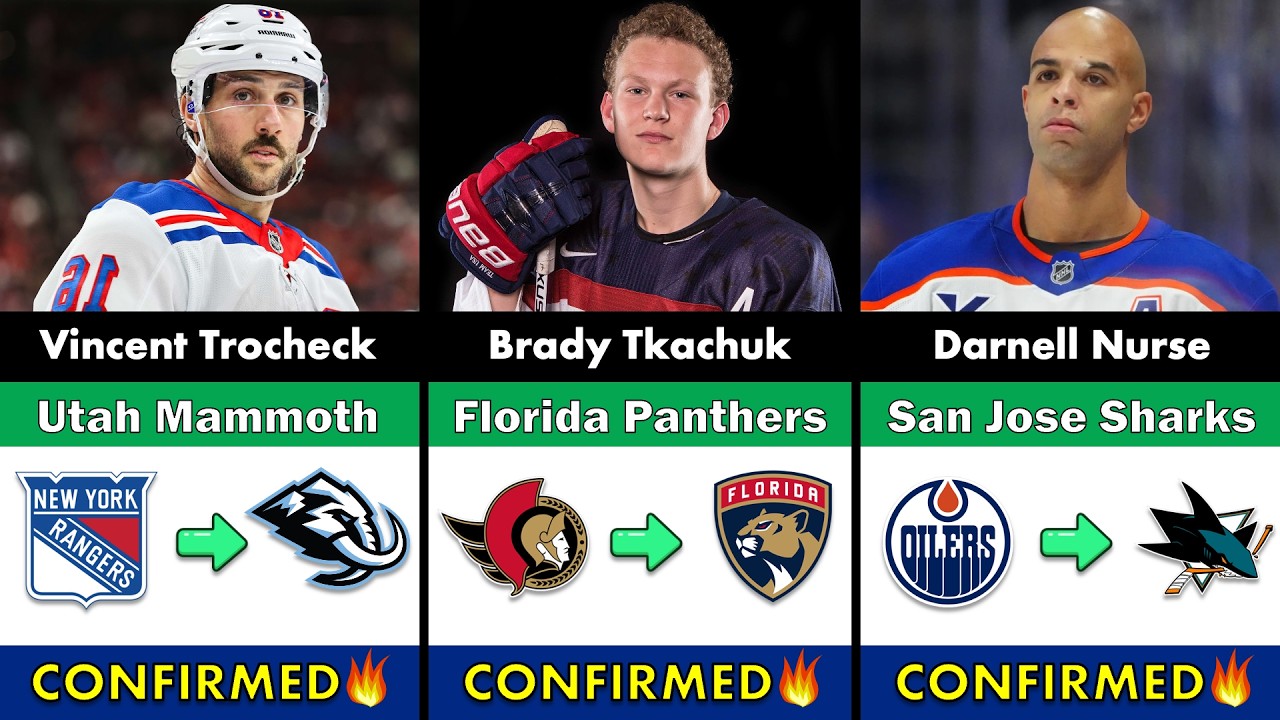 Latest Confirmed NHL Trades of July 2026