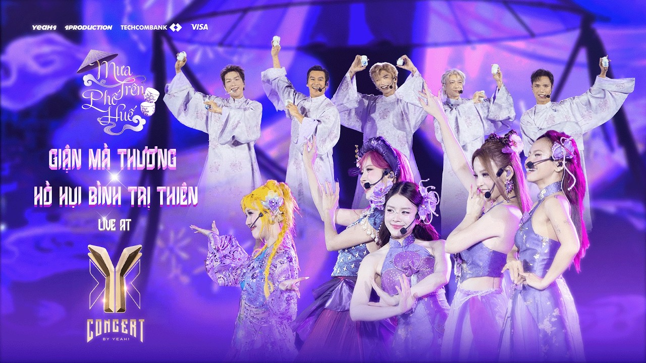 MƯA TRÊN PHỐ HUẾ - GIẬN MÀ THƯƠNG x HÒ HỤI BÌNH TRỊ THIÊN | Live at Y-CONCERT