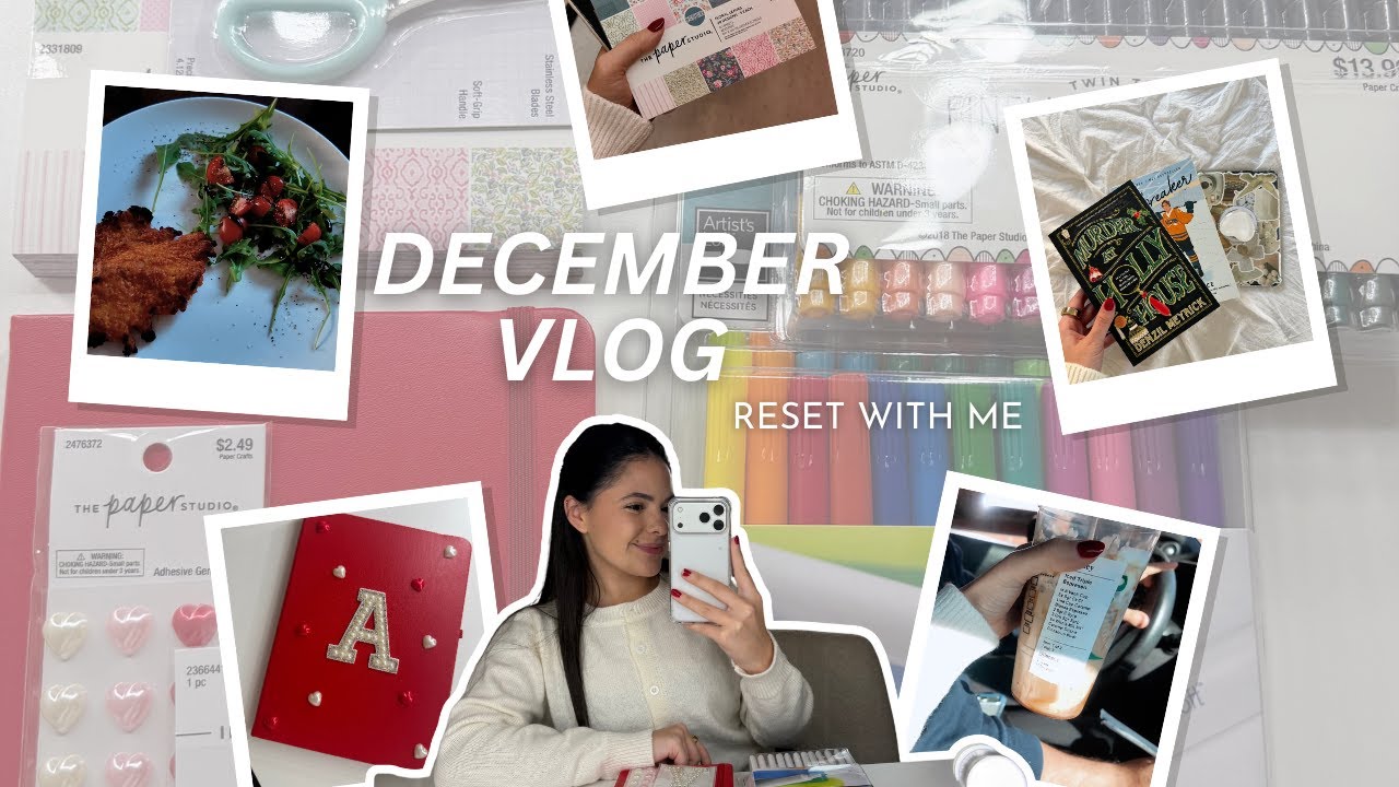 A Cozy December Reset Day ❄️ | TBR, Bullet Journal & Getting Ready for the New Year