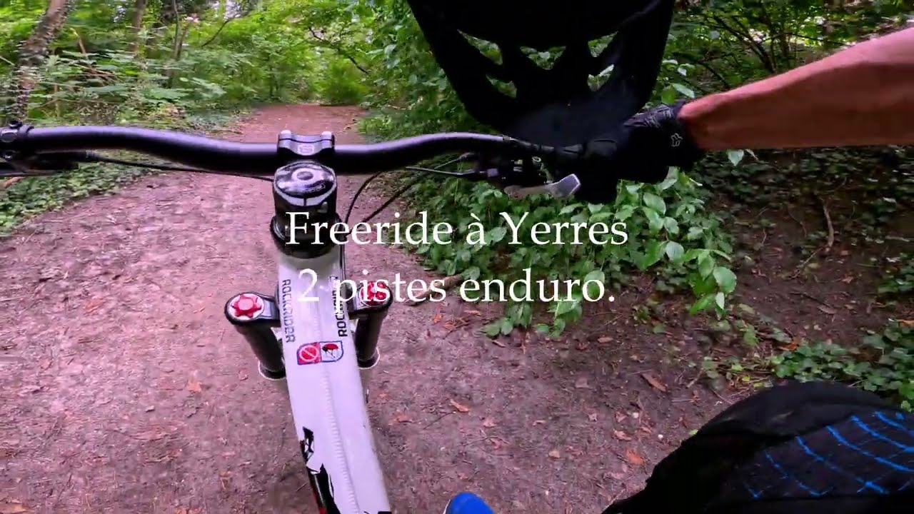Freeride à Yerres : 2 pistes enduro.