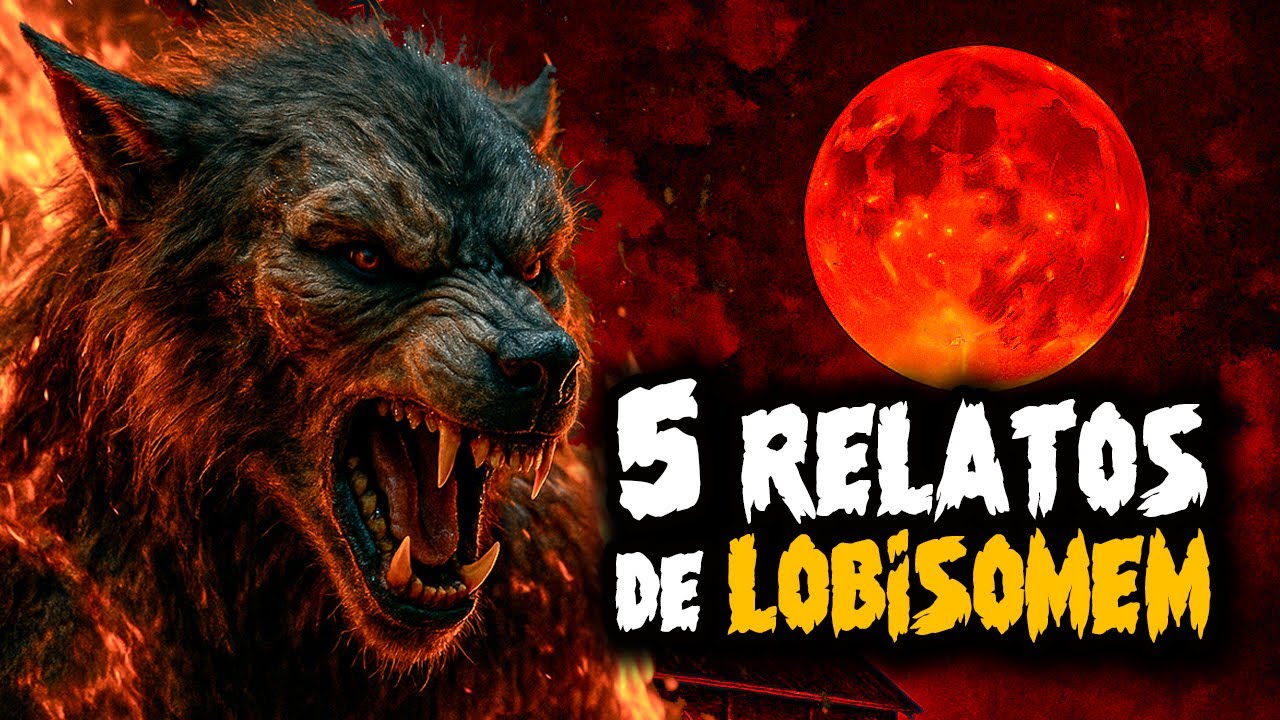 1 HORA DE RELATOS MACABROS DE LOBISOMEM — Com Barulho de Chuva