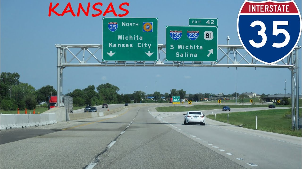 Interstate 35 - Kansas northbound [FULL LENGTH VIDEO]
