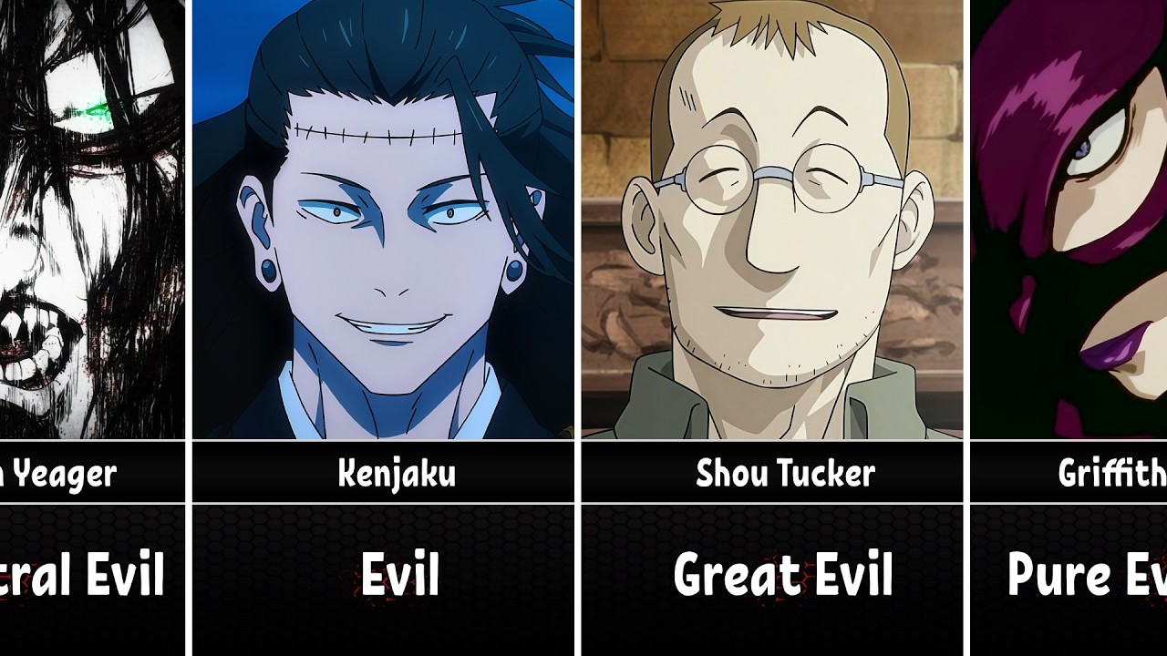 Most EVIL Anime Characters of All Time (Ranked)