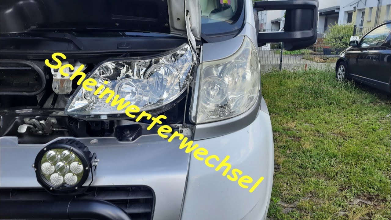 Scheinwerferwechsel am FIAT Ducato 130 Multijet