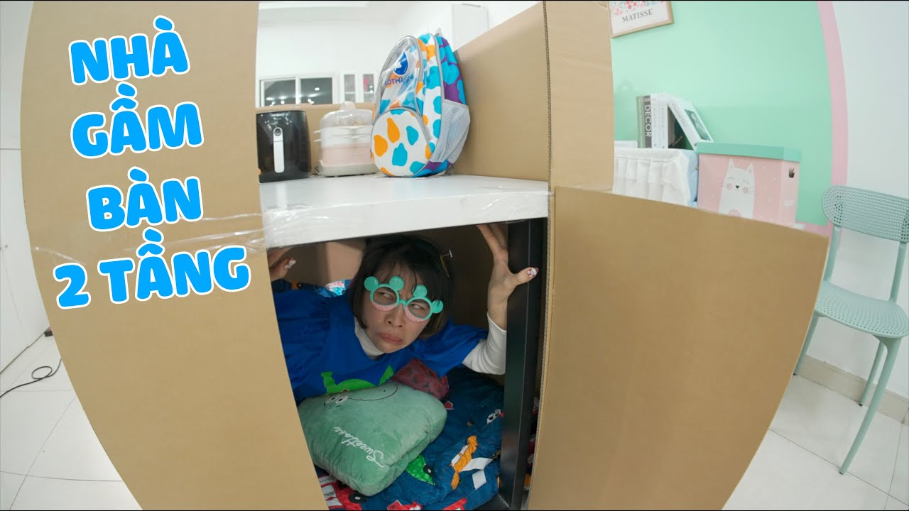 Thử Th&aacute;ch 24h Sống Dưới Gầm B&agrave;n