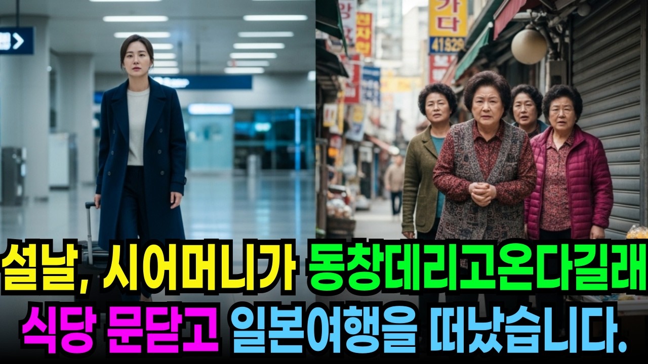 설날, 시어머니가 동창들 다 데리고 온다길래, 식당 문닫고 일본여행을 떠났습니다.ㅣ노후사연ㅣ감동사연ㅣ사연라디오ㅣ오디오북ㅣ인생사연ㅣ