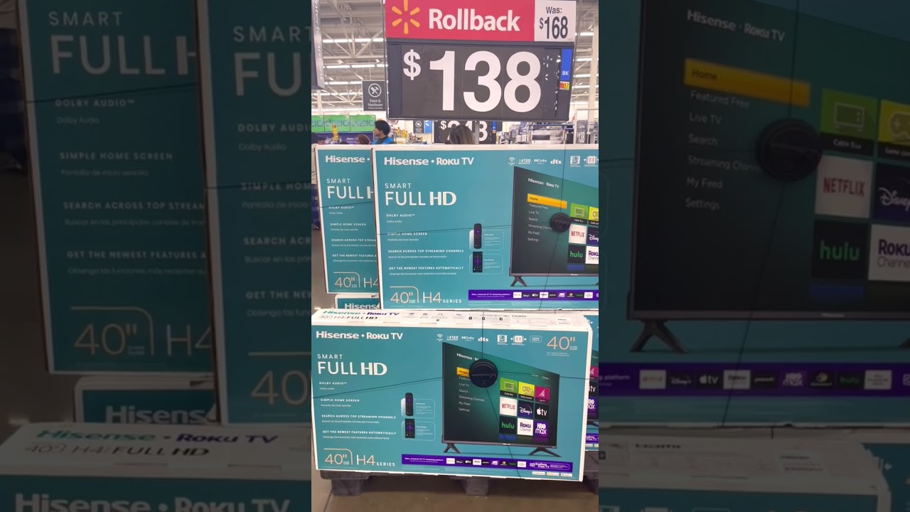 walmart tv rollback ‼️