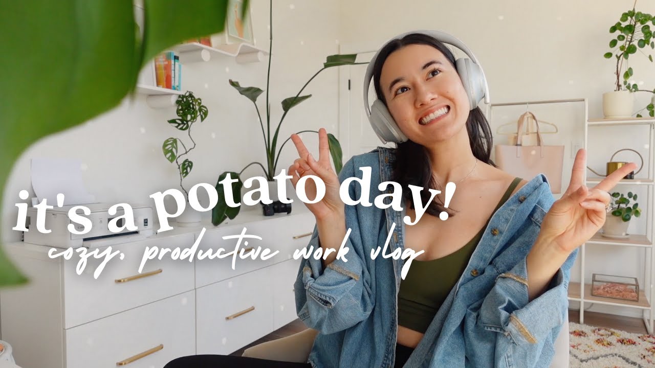 🥔 Видеоблог о Дне картофеля | Проведите уютный и продуктивный рабочий день со мной!