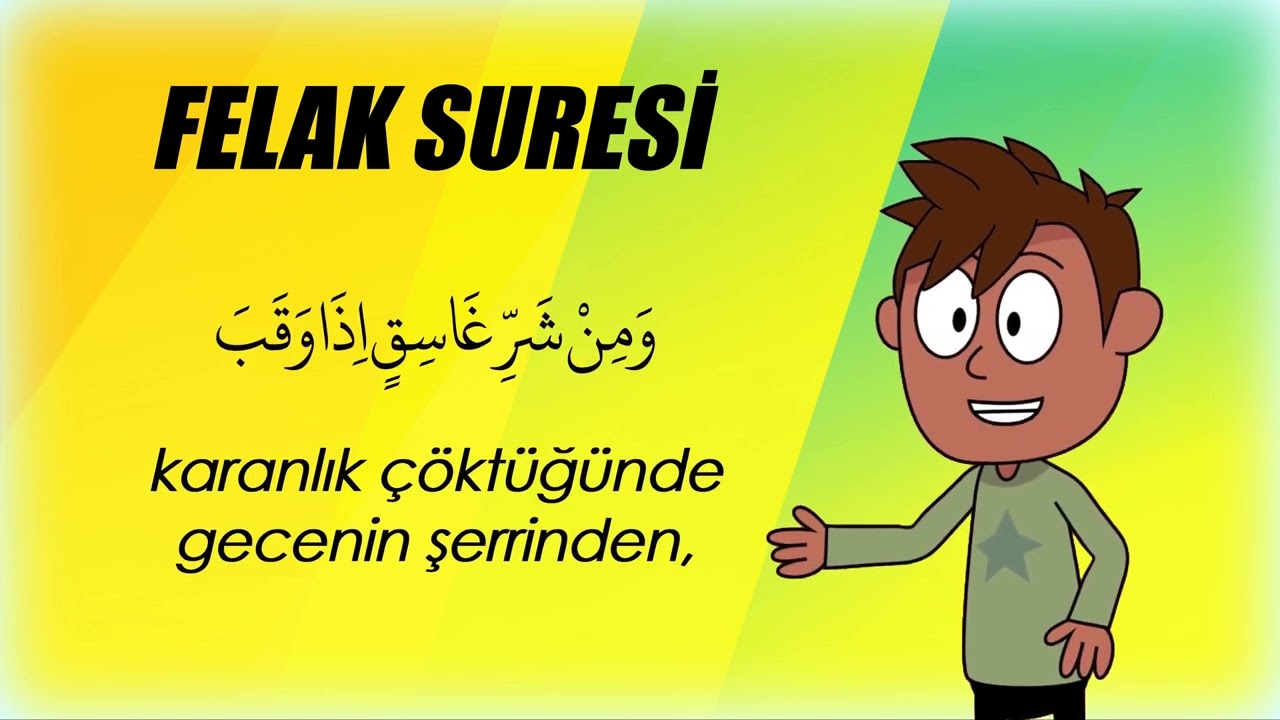 &Ccedil;ocuklar i&ccedil;in Tekrarlı Felak Suresi @muhammedaydn