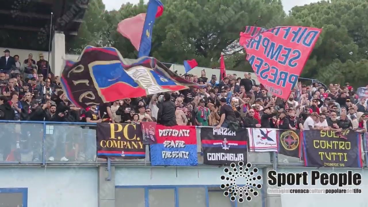 🔴🔵«Non mi stanco mai di te, Civitanovese alè...»: tifo rossoblù @Notaresco, playout 2024-25
