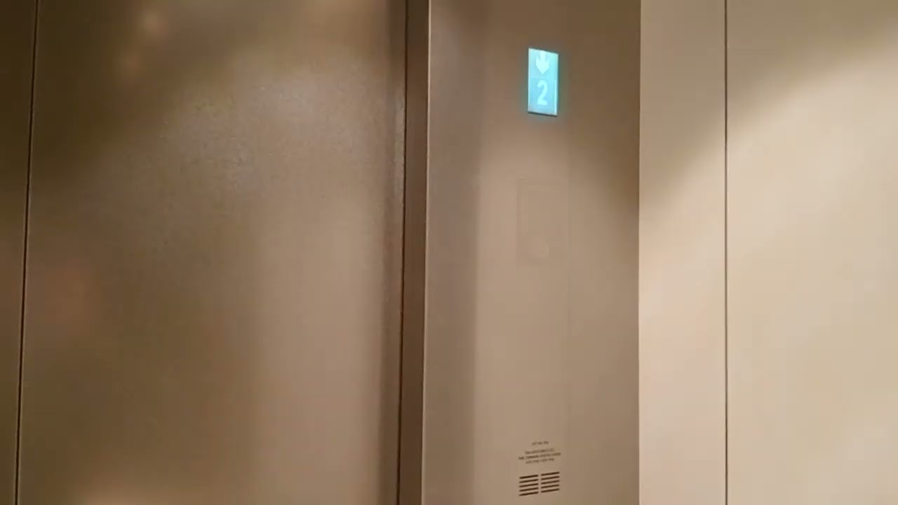 Hitachi Traction elevator at Lobby A vivocity harbour front mall Singapore (Left)