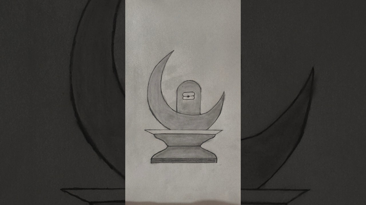 Mahadev Shivling Drawing - Easy Step by Step