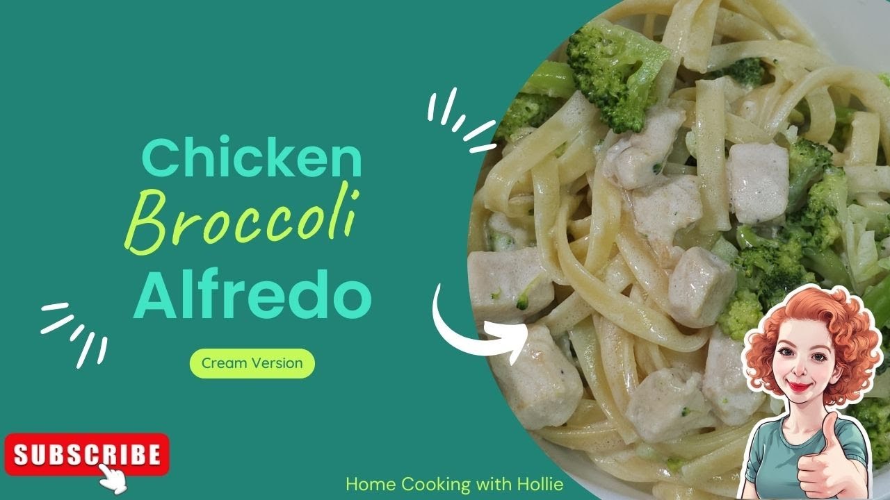 🍝 Broccoli Chicken Alfredo | Creamy Comfort Food Classic