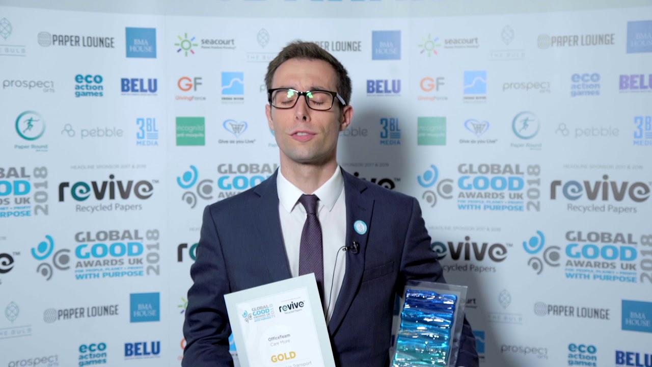 OfficeTeam at the 2018 Global Good Awards