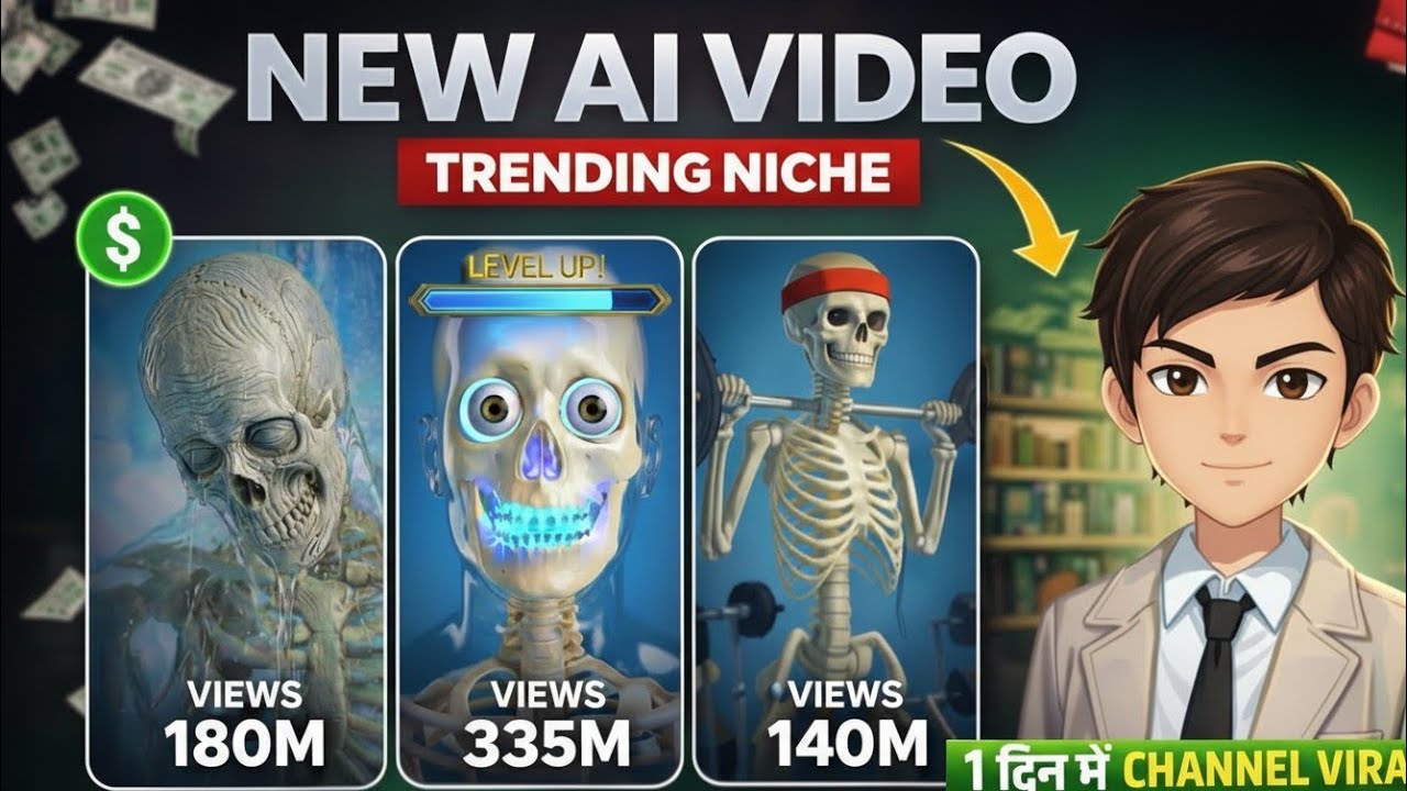 How to Create Viral Skeleton Shorts (Fast & Easy Tutorial)