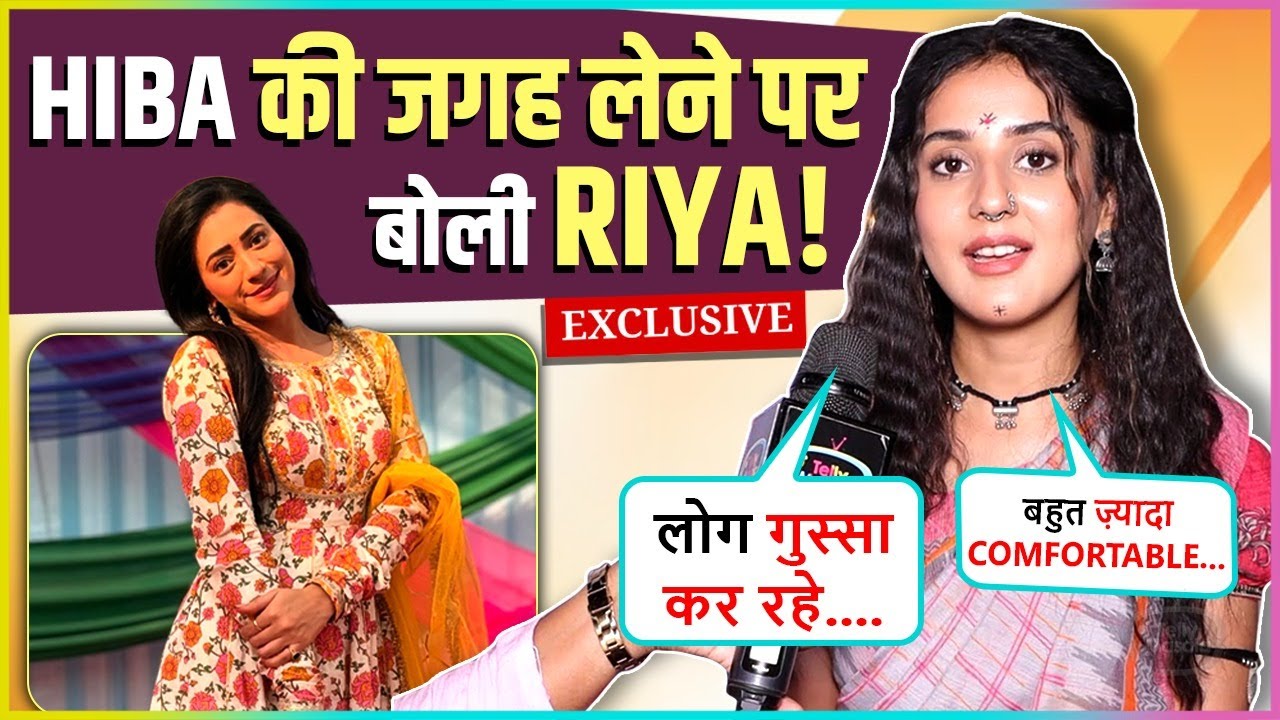 Riya Sharma Is Getting Hate After Replacing Hiba In Jhanak, Says 'Logon Ne Abhi Se...'